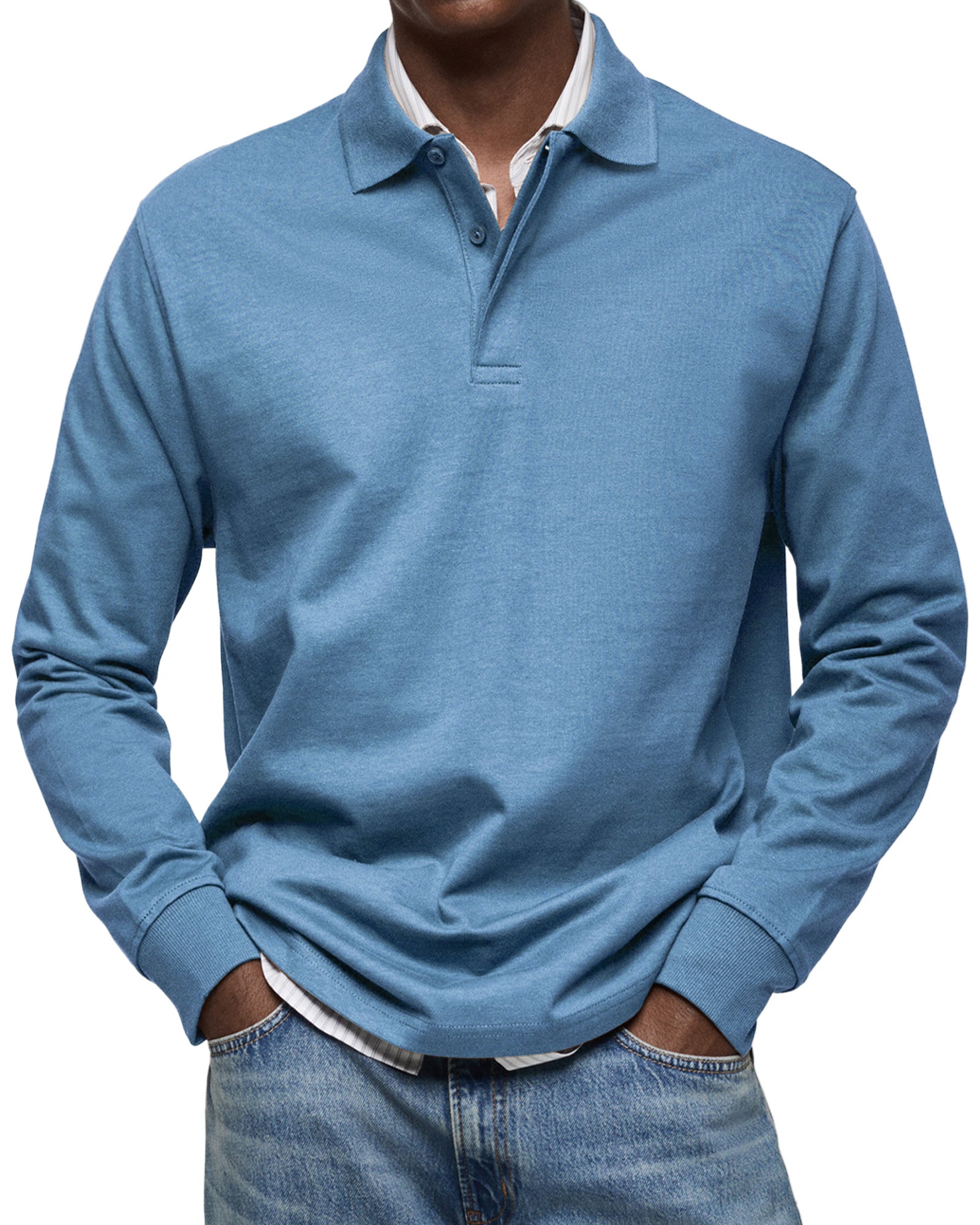 Classic Long-Sleeve Polo