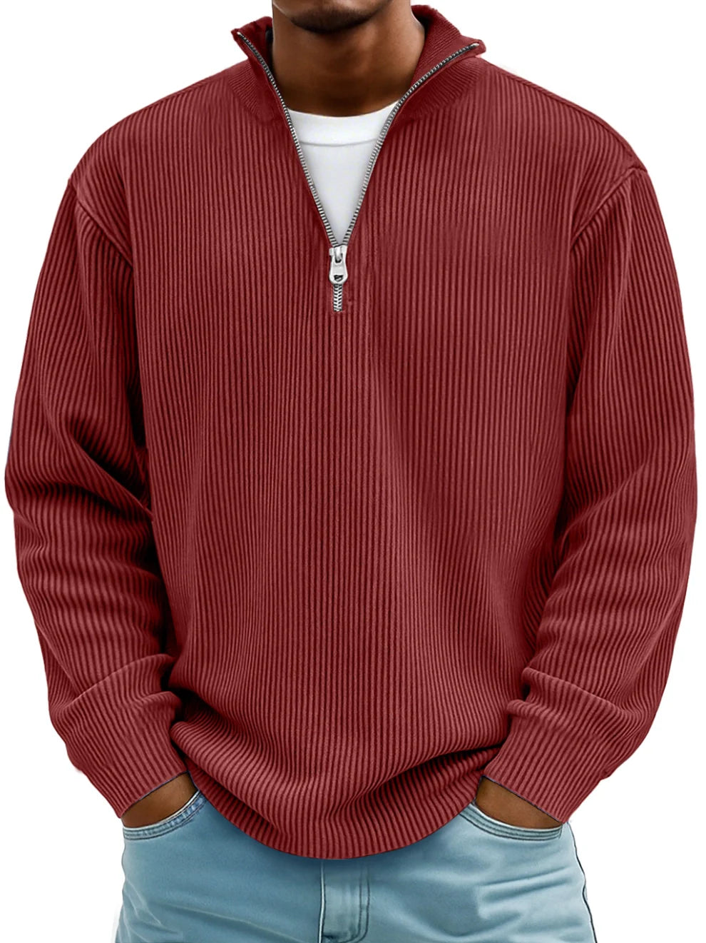 Modern Half-Zip Sweater