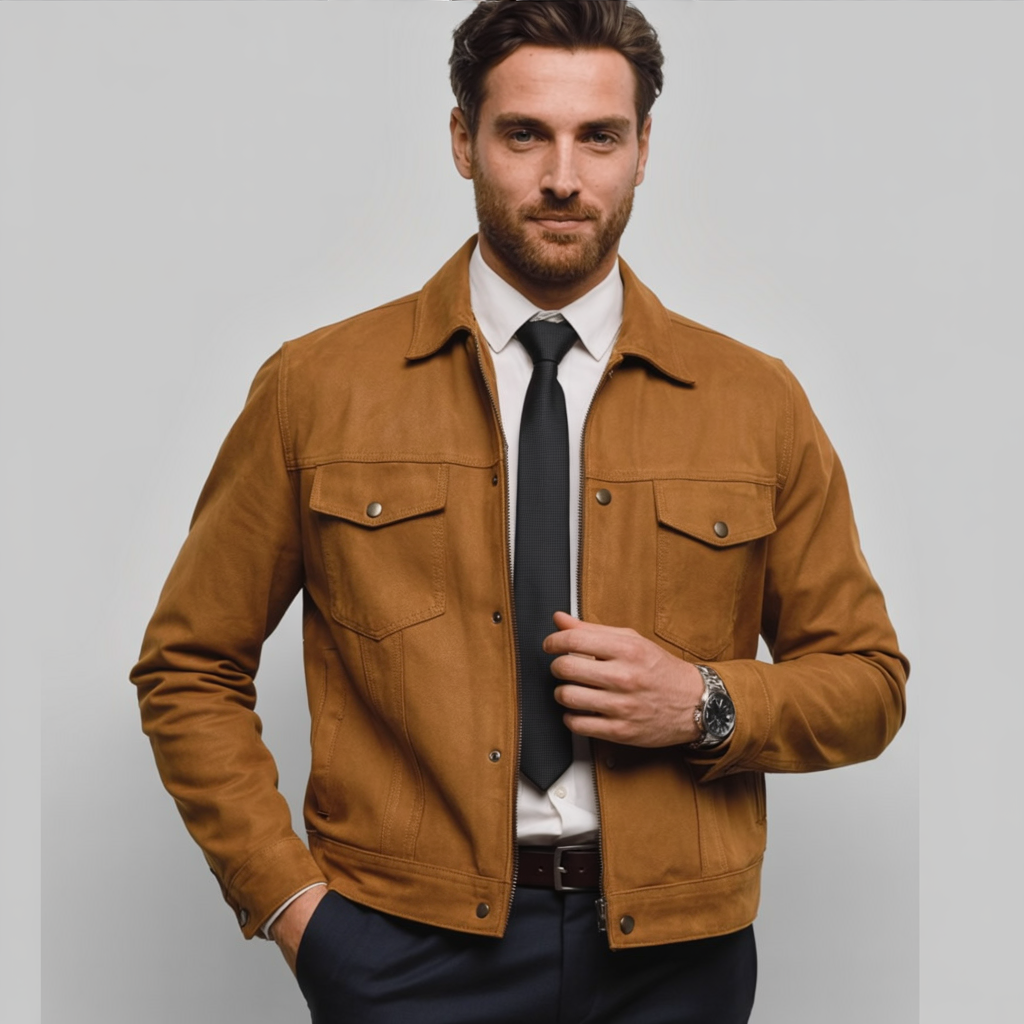 Refined Suede Jacket