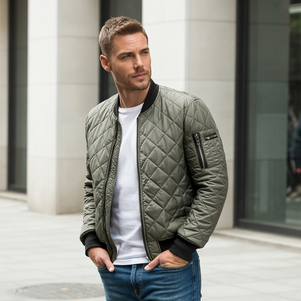 Jacket – Check Pattern Elegance