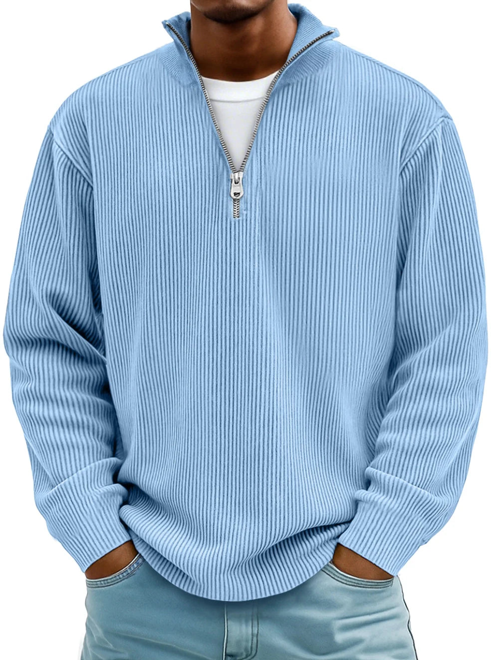 Modern Half-Zip Sweater