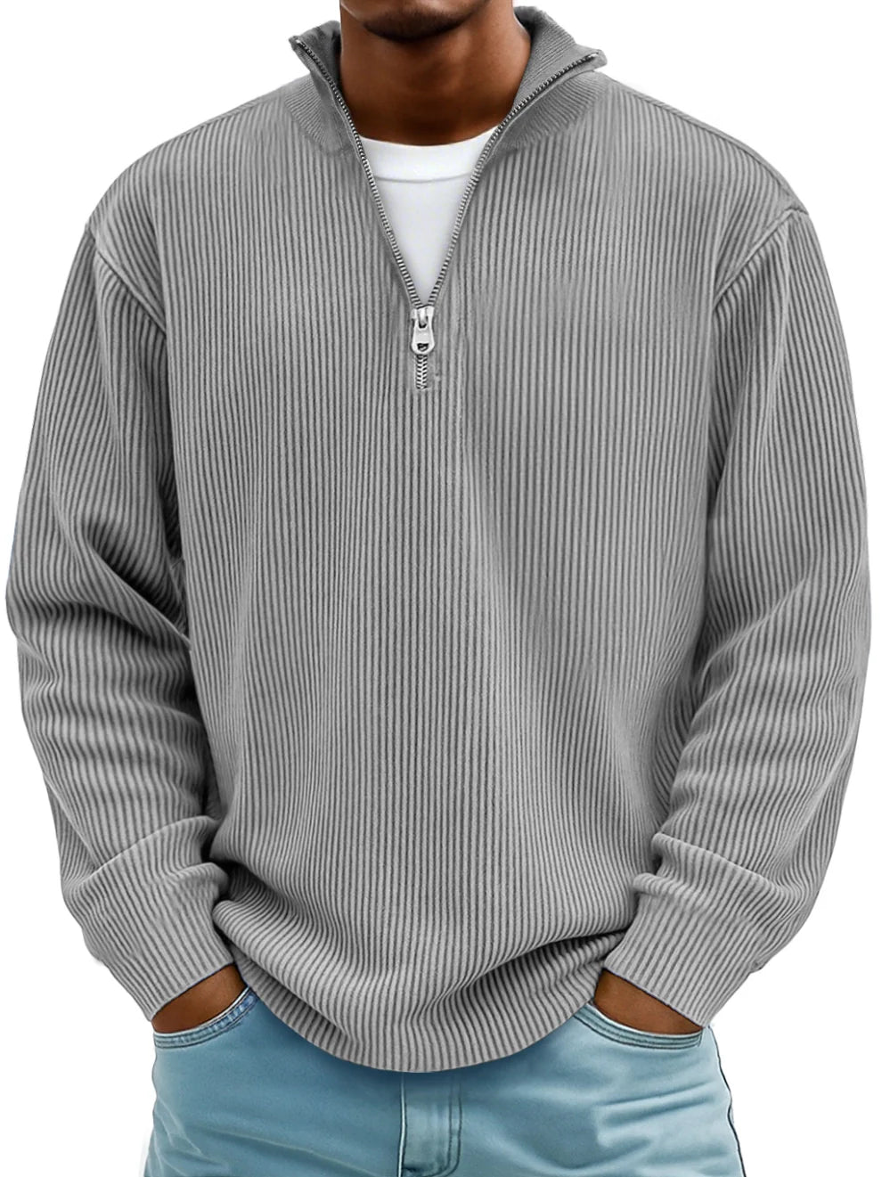 Modern Half-Zip Sweater