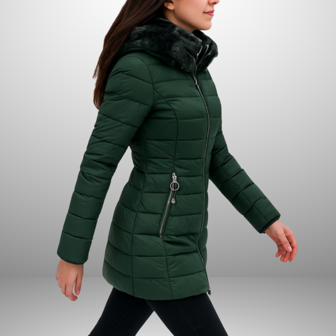 Elegant Parka with Plush Lining