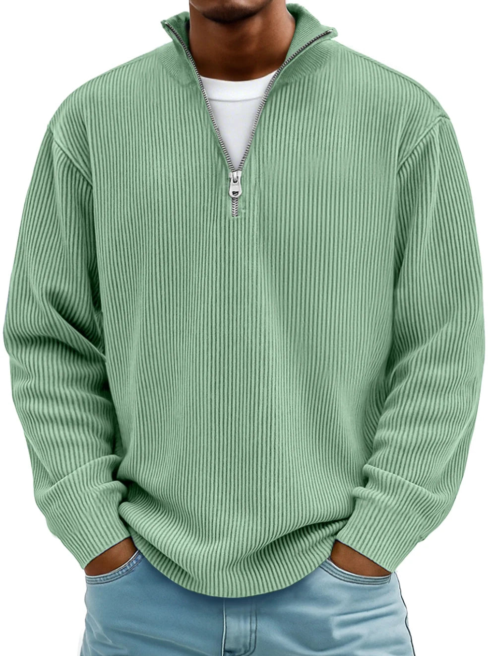 Modern Half-Zip Sweater