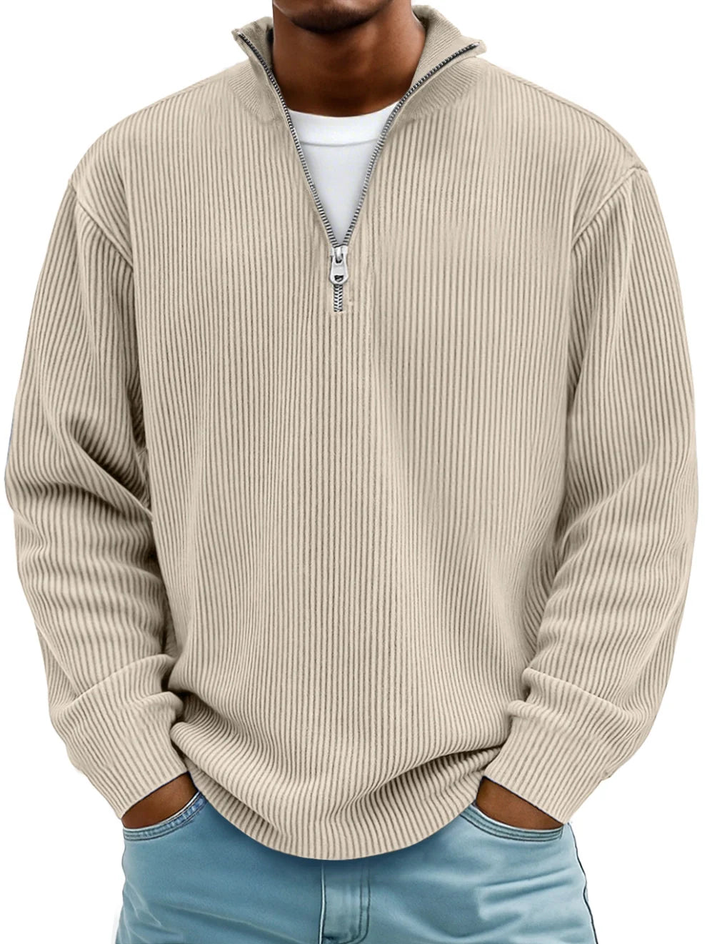 Modern Half-Zip Sweater