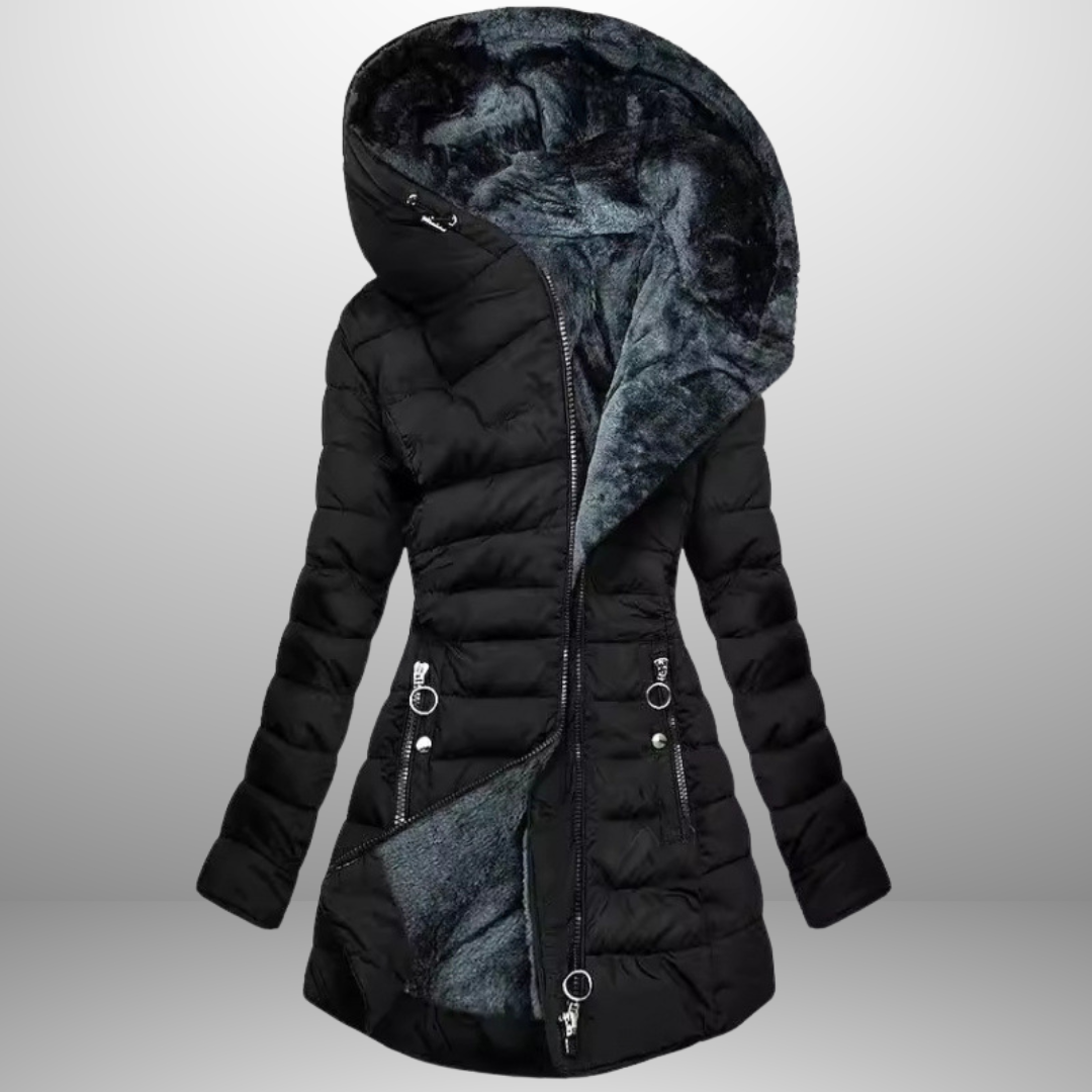 Elegant Parka with Plush Lining
