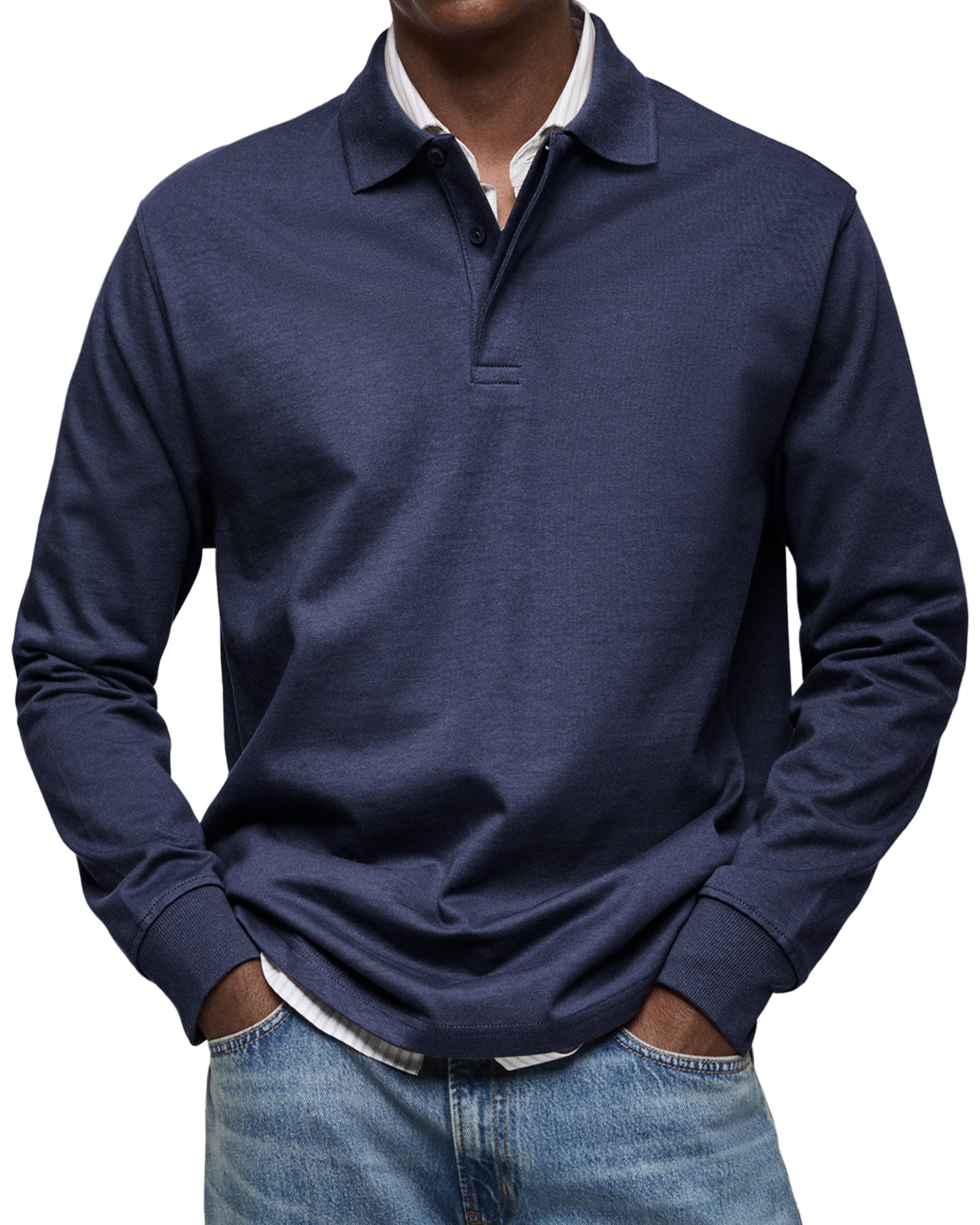 Classic Long-Sleeve Polo