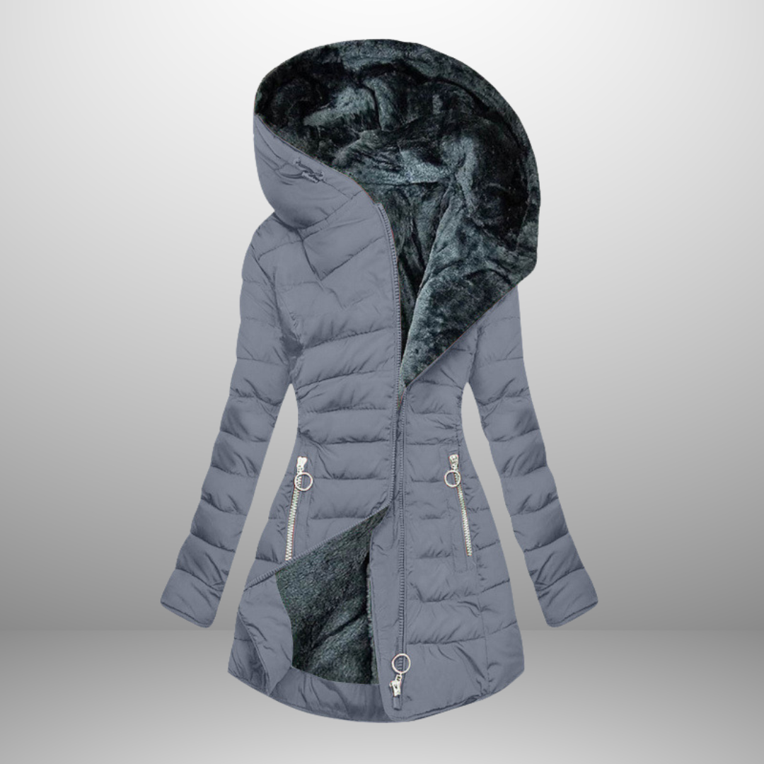 Elegant Parka with Plush Lining