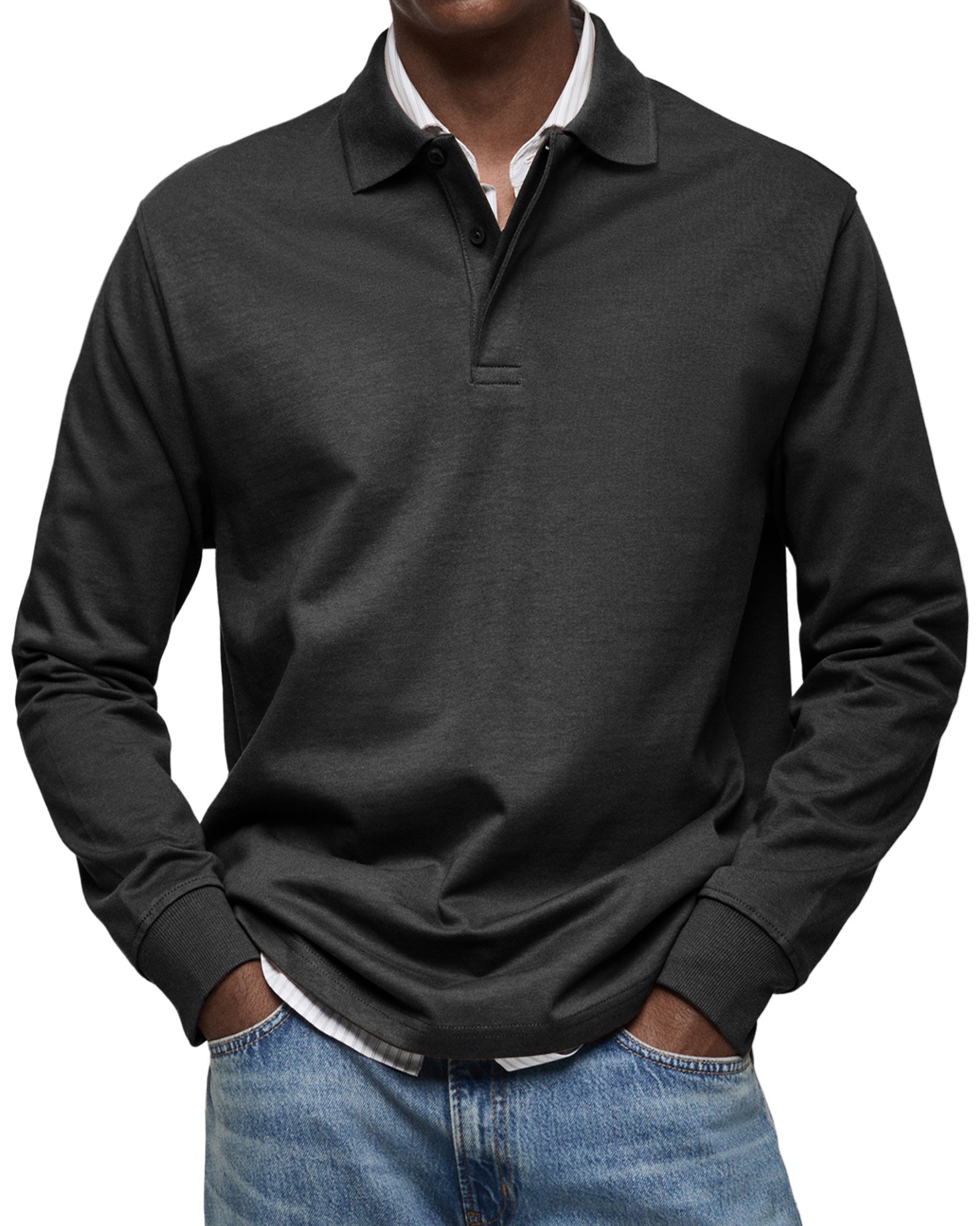 Classic Long-Sleeve Polo