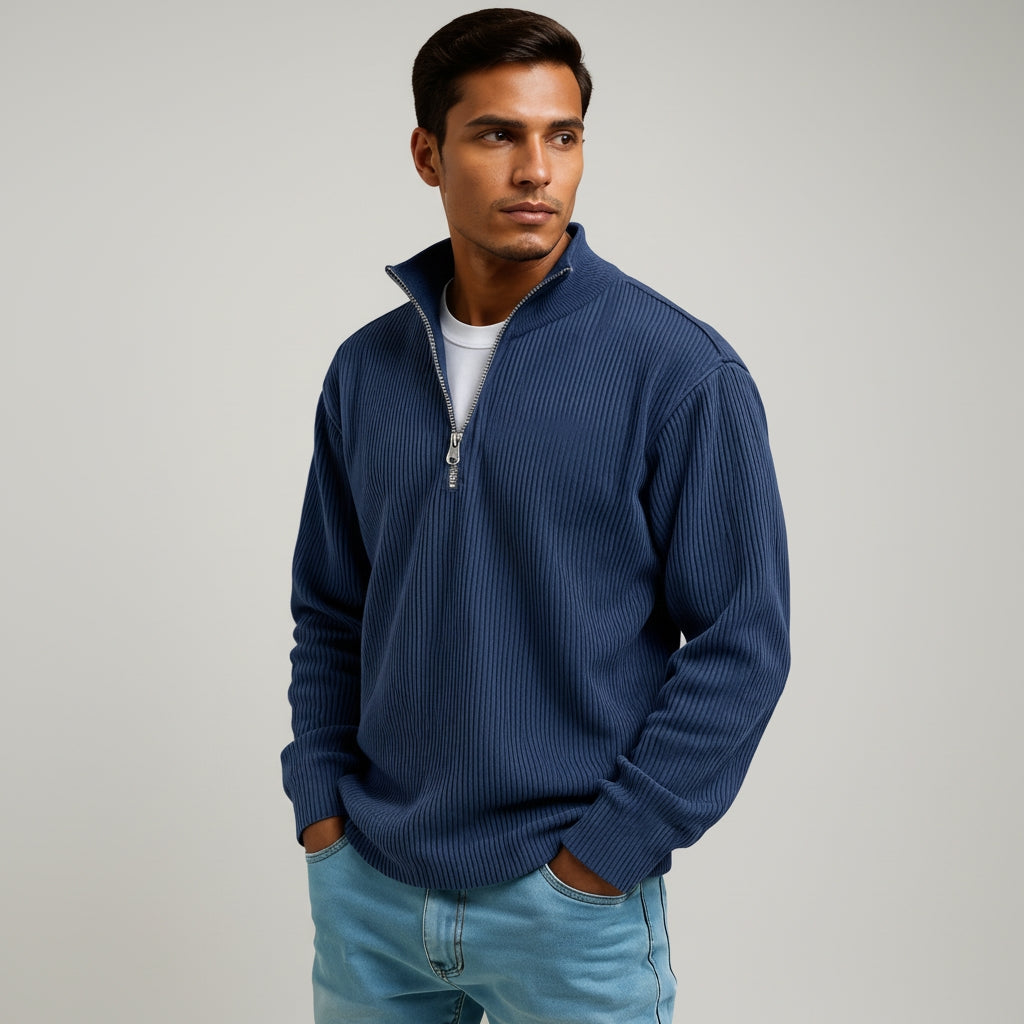 Modern Half-Zip Sweater