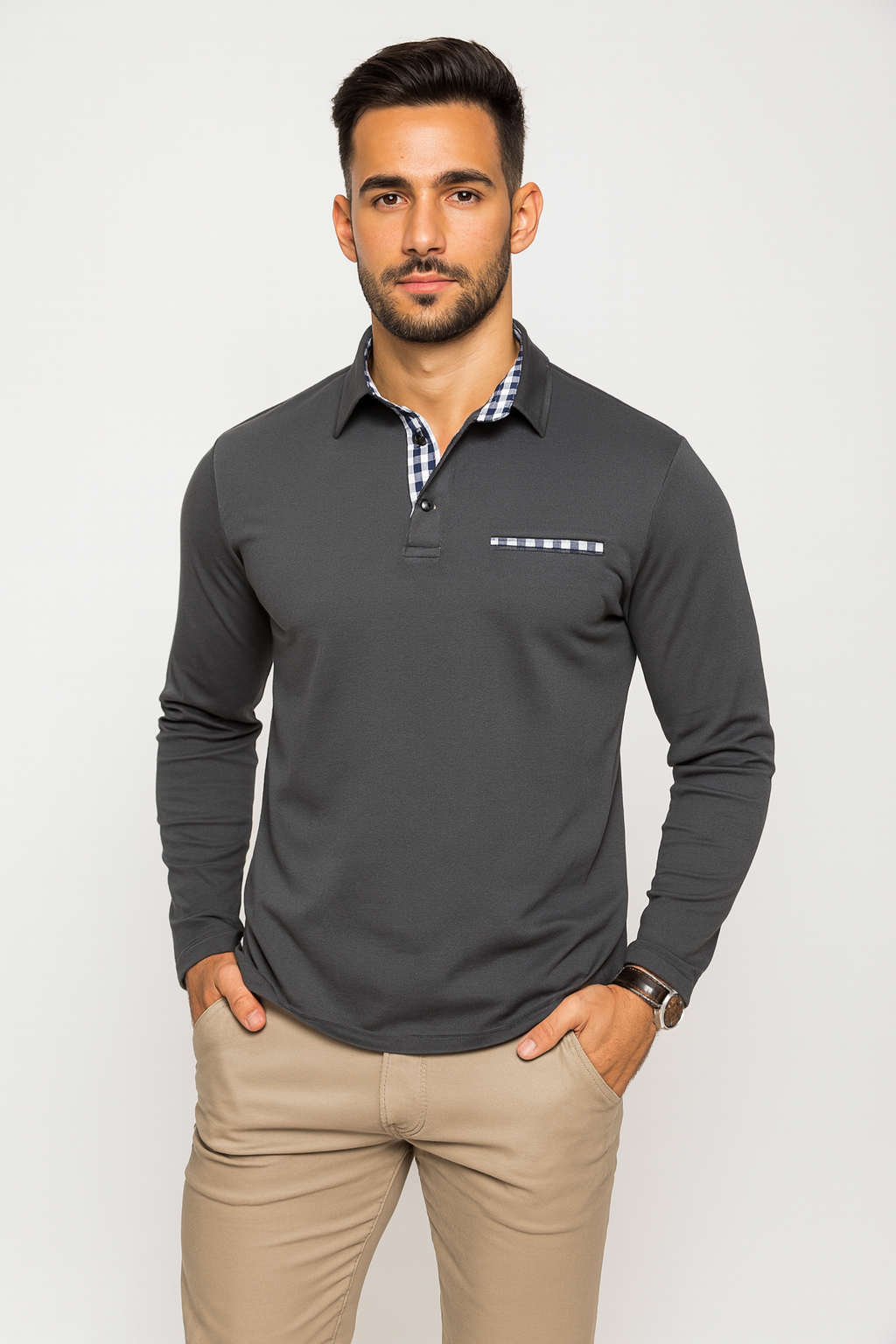 Refined Contrast Polo