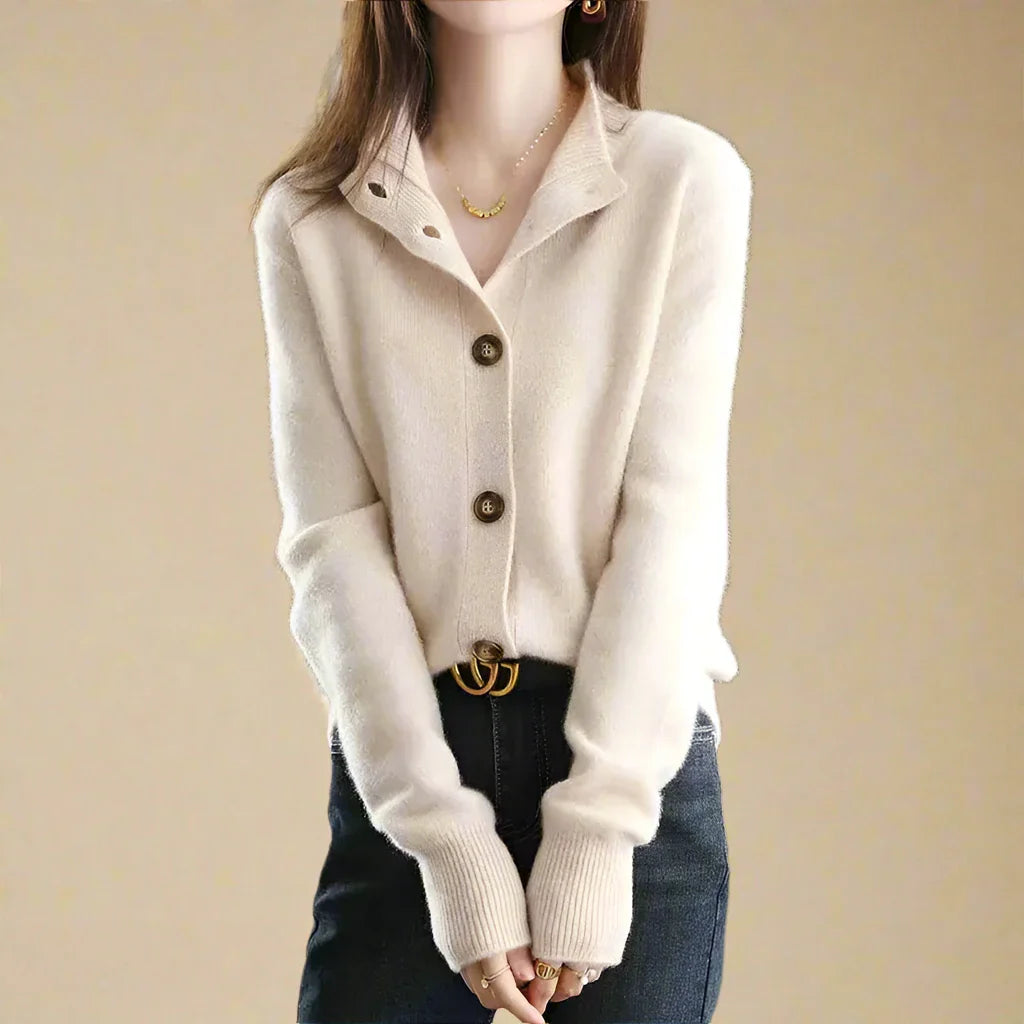 Wool-Blend Cardigan