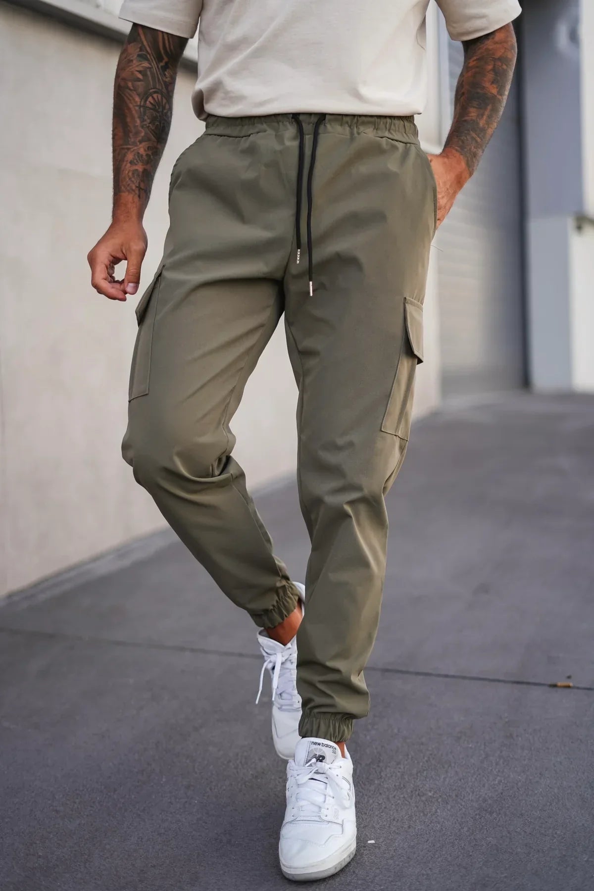Urban Ease – Premium Cotton Cargo Pants