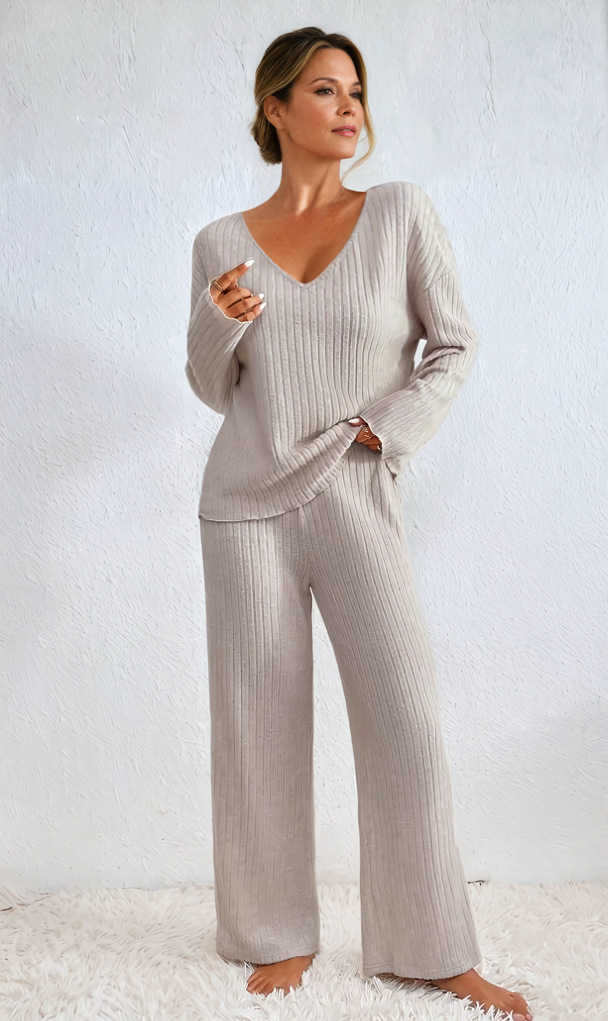Elegant All-Season Knit Set